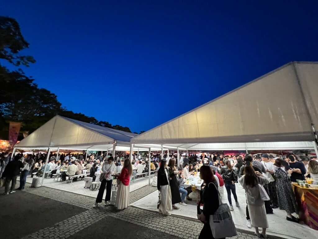 第２３回タイフェスティバル東京２０２３【代々木公園イベント広場】テーブルエリア