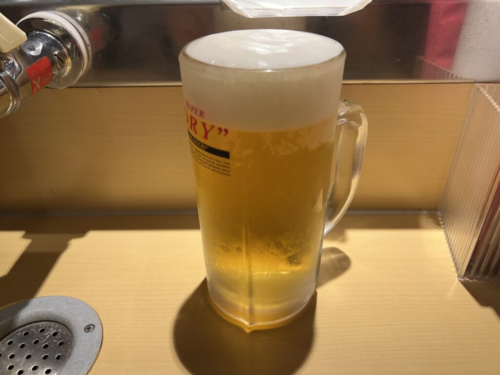 江戸前回転寿司 海鮮問屋ふじ丸生ビール